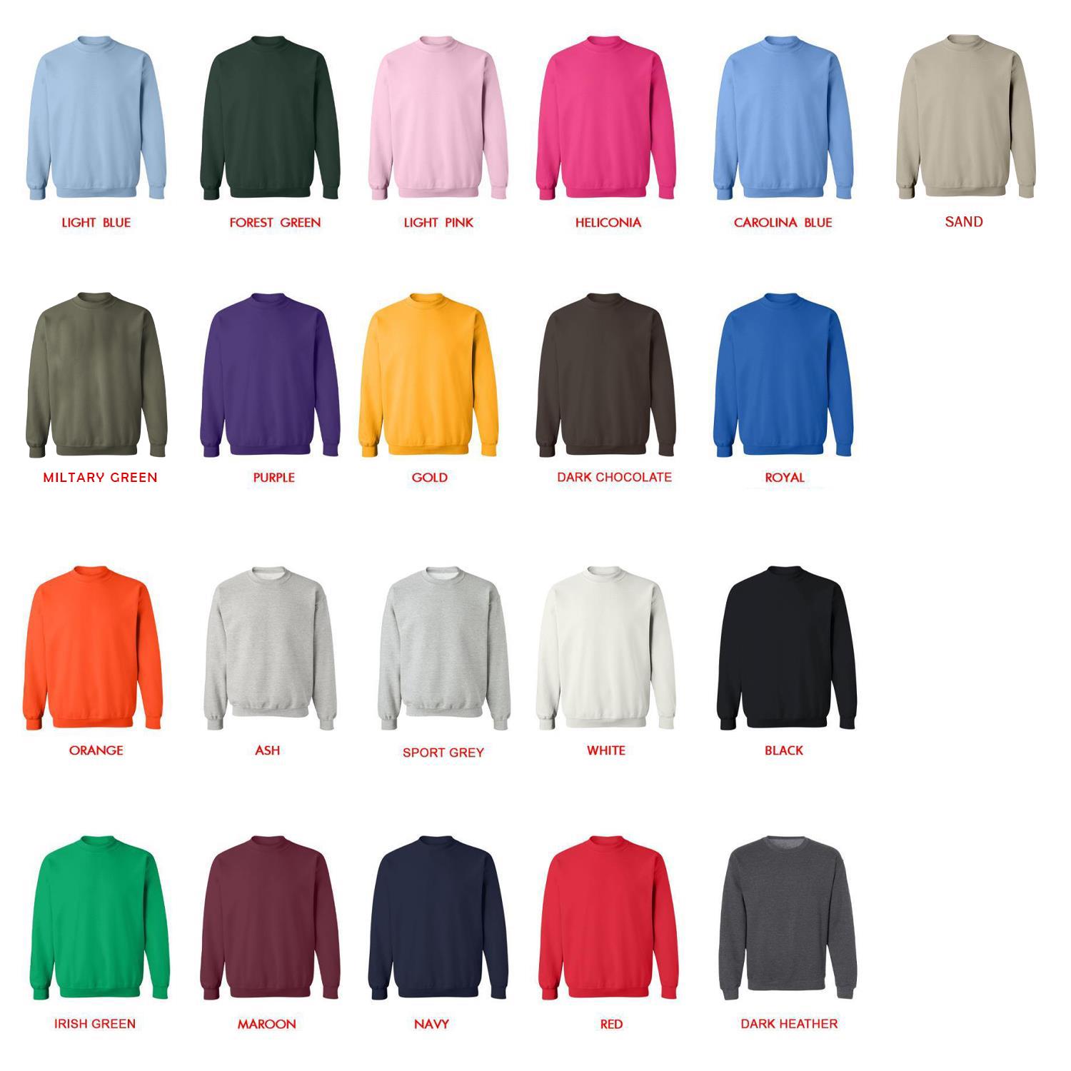 sweatshirt color chart - Delicious In Dungeon Merchandise