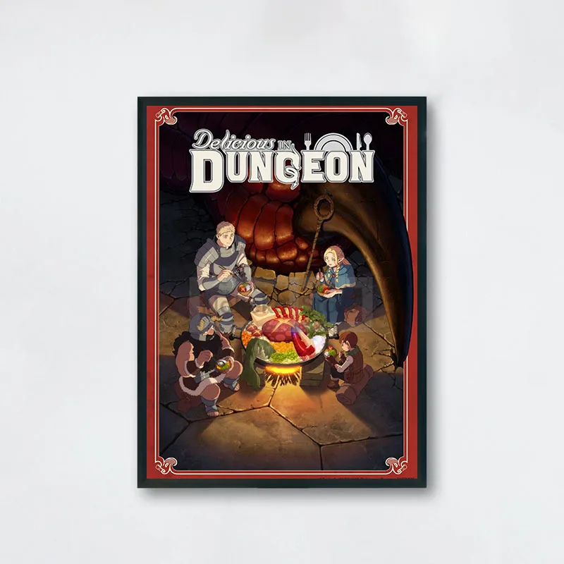 Best Anime Delicious in Dungeon Ưaterproof Wall Art