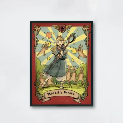 Anime Delicious in Dungeon Marcille Donato Retro Wall Art