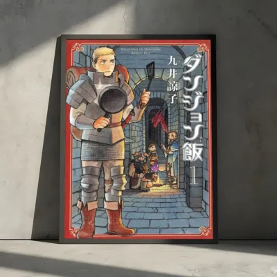Hot Anime Delicious in Dungeon Laios Wall Art
