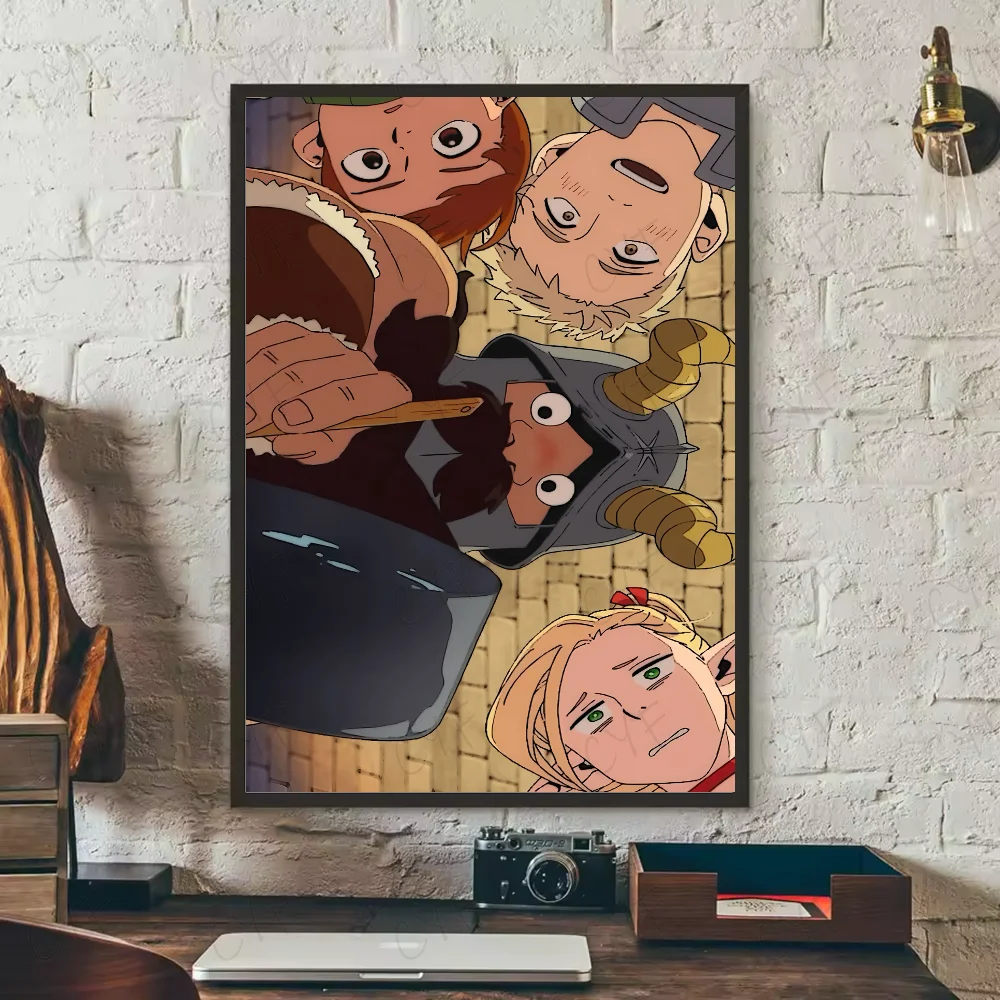 Anime Delicious In Dungeon Characters Wall Art