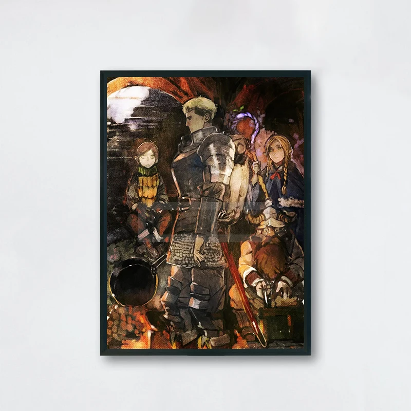 Hot Anime Delicious in Dungeon Classic Wall Art