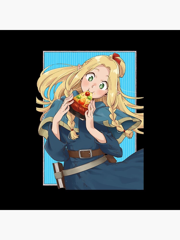 Hot Anime Delicious In Dungeon Marcille Throw Pillow - Image 2