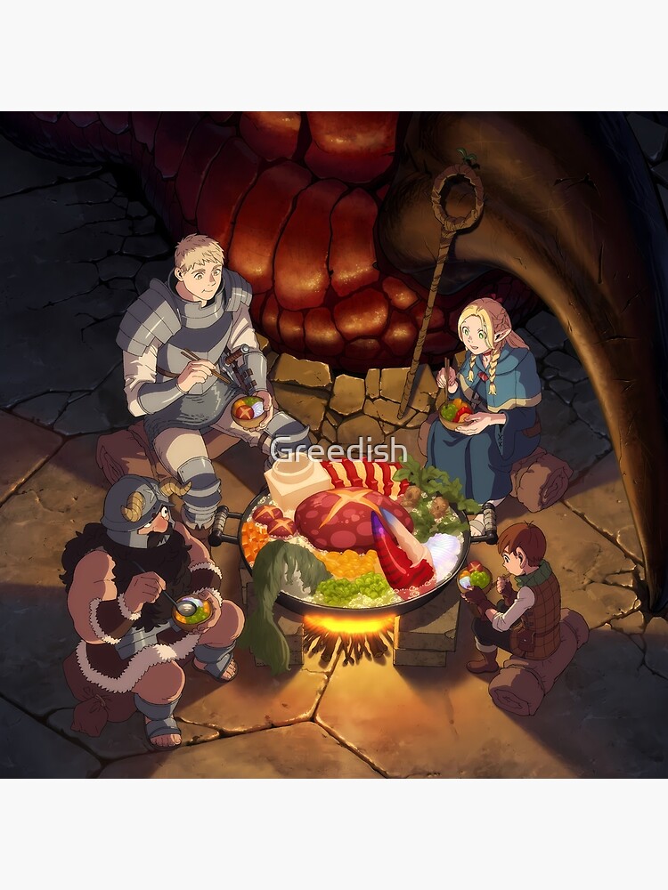 Best Selling Delicious In Dungeon Banner Throw Pillow - Image 2