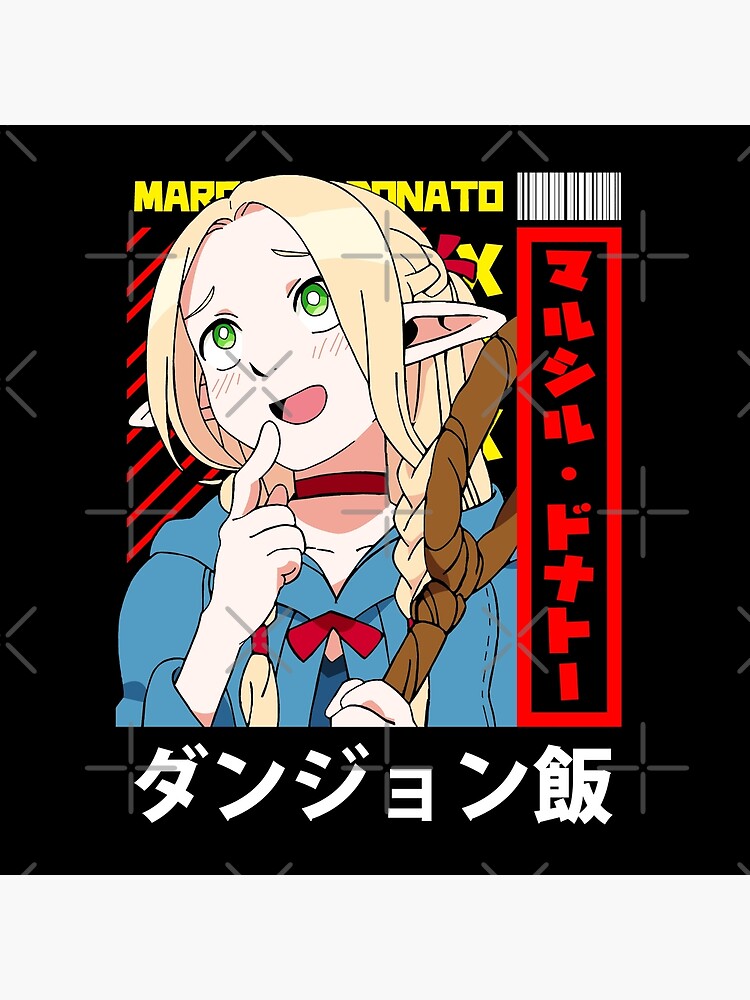 Delicious In Dungeon Marcille Donato The Elf Mage Shower Curtain - Image 2