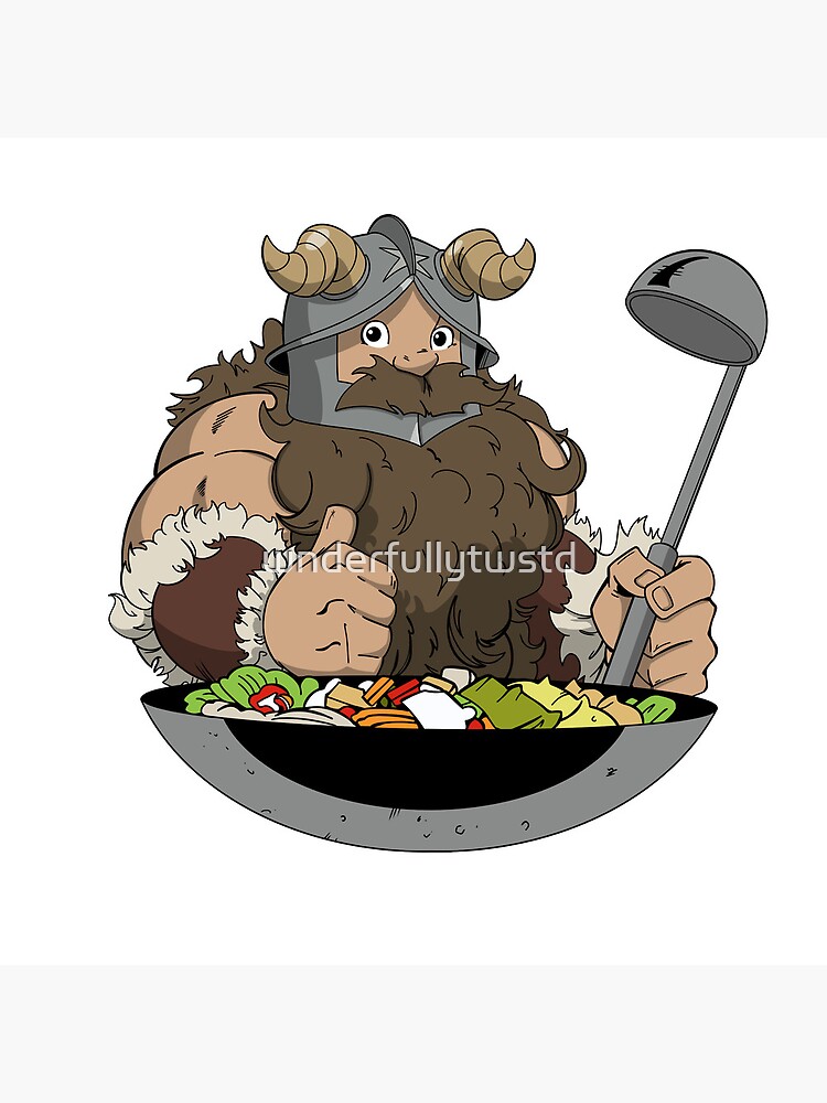 Delicious In Dungeon Cooking With Senshi Shower Curtain - Image 2
