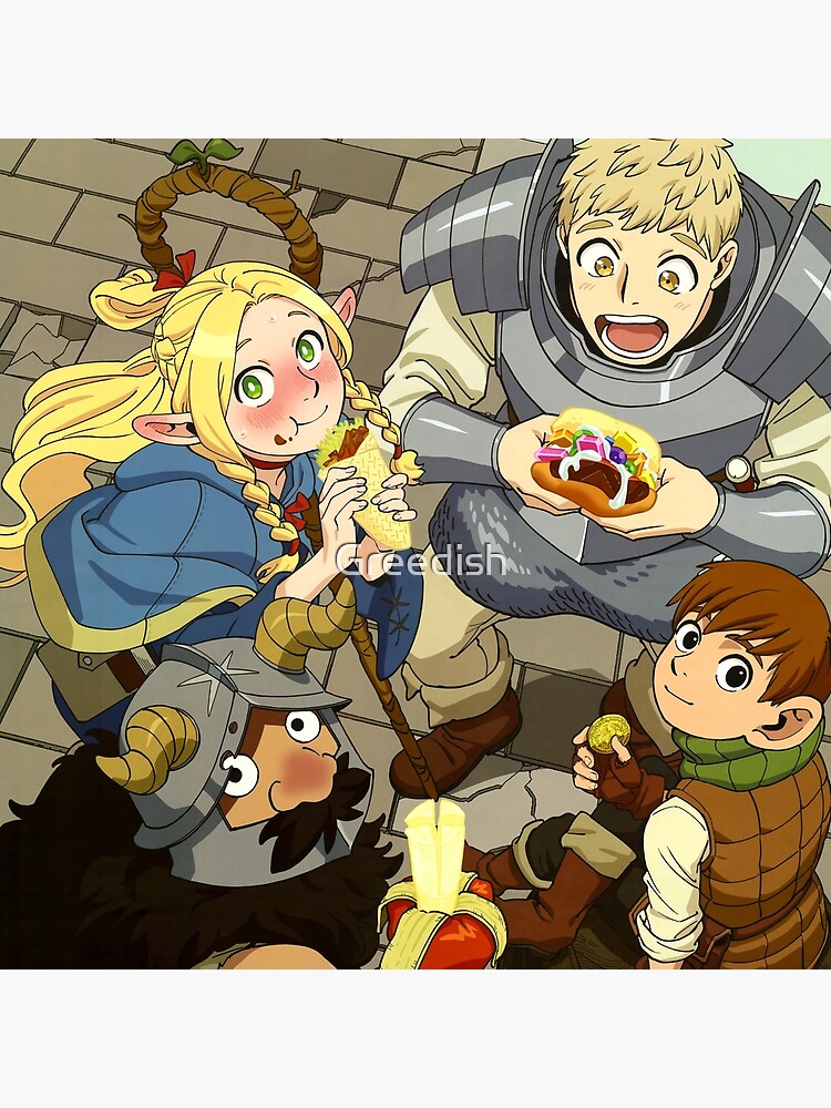 Anime Delicious In Dungeon Colorfull Tapestry - Image 2