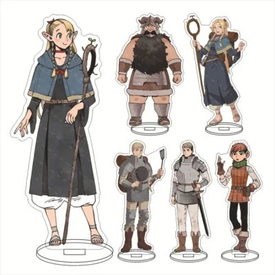 Anime Delicious In Dungeon Laios Falin Chilchuck Touden KeyChain