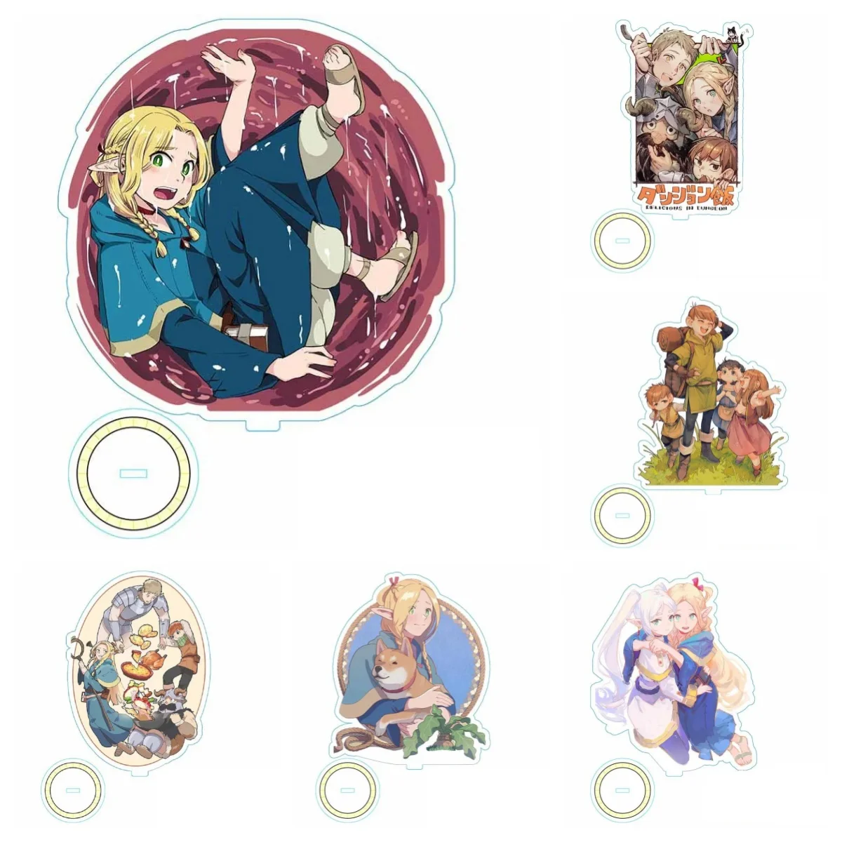 15cm Anime Delicious in Dungeon Marcille Laios Senshi Chilchuck Falin Acrylic Stand - Image 2