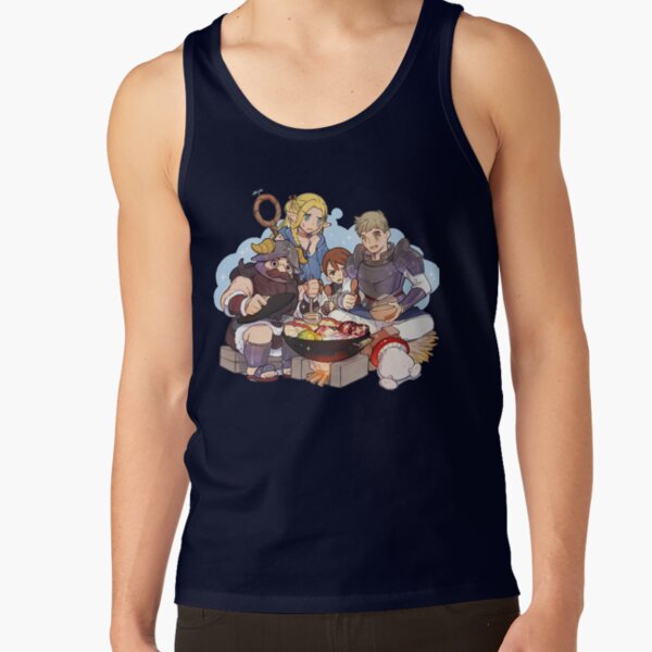 Delicious In Dungeon Meshi Let S Eat Tank Top - Image 5