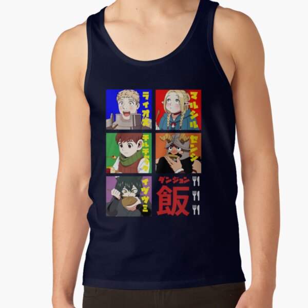 Delicious In Dungeon Laios Party Feast Tank Top - Image 4