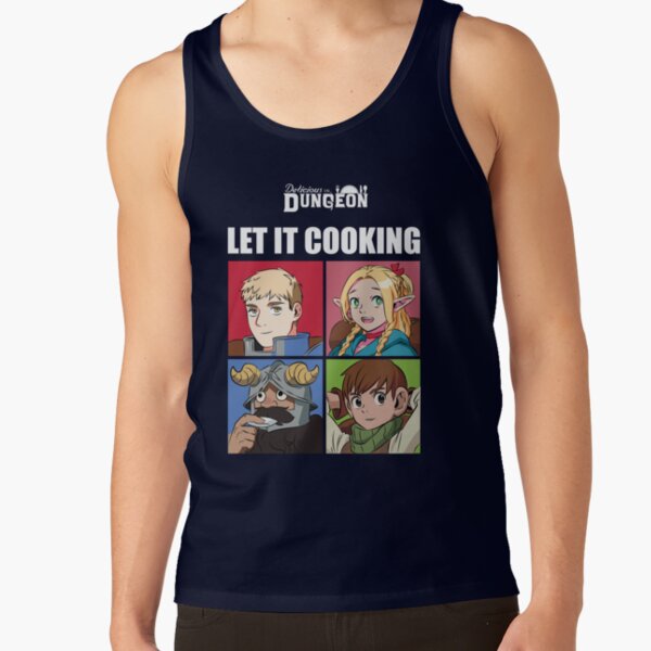 Delicious In Dungeon Lei It Cooking Tank Top - Image 5