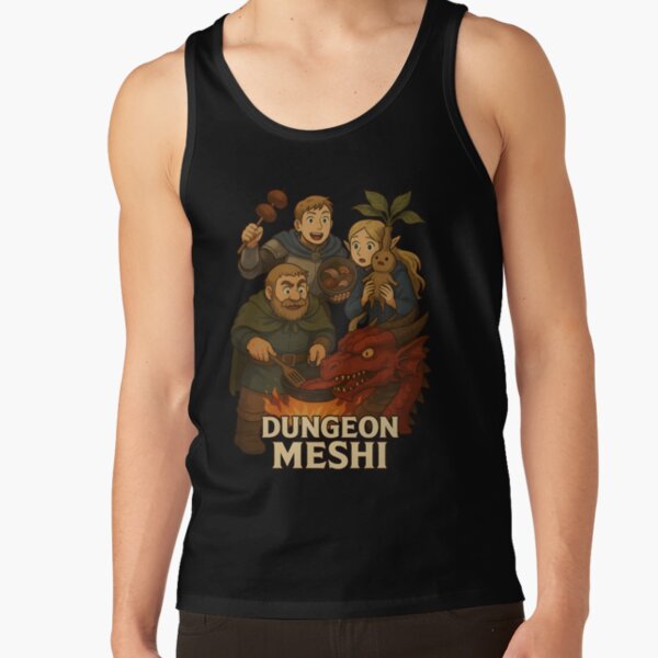 Delicious In Dungeon Meshis Anime Tank Top