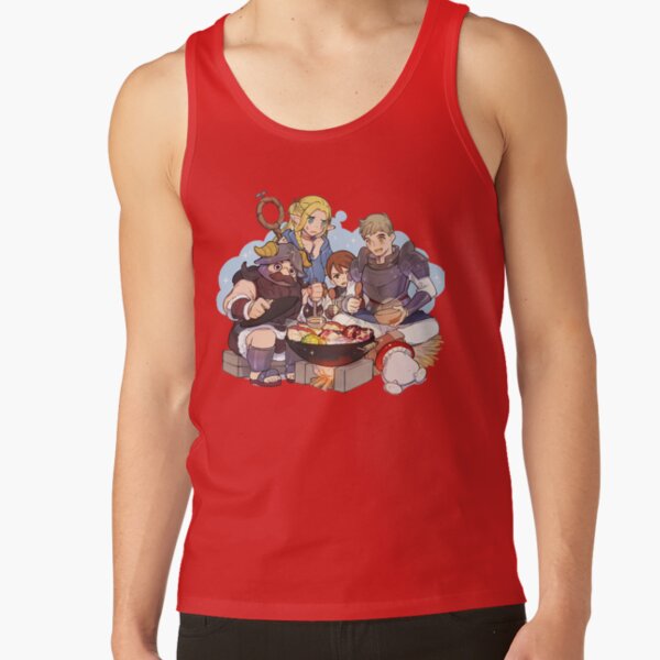 Delicious In Dungeon Meshi Let S Eat Tank Top - Image 4