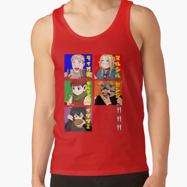 Delicious In Dungeon Laios Party Feast Tank Top - Image 3