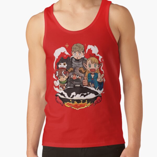 New Design Delicious In Dungeon Meshi Tank Top - Image 4