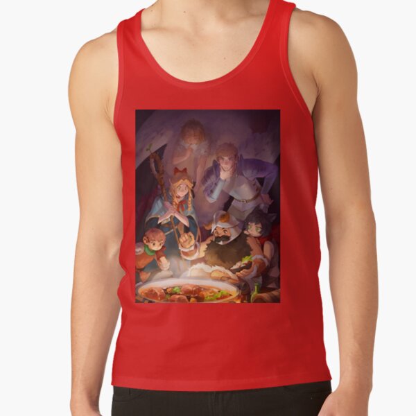 Best Selling Delicious In Dungeon Banner Tank Top - Image 4