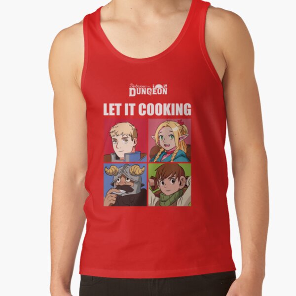 Delicious In Dungeon Lei It Cooking Tank Top - Image 4