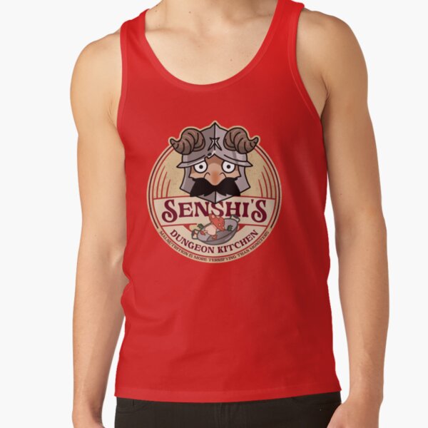 Delicious In Dungeon Senshi Kitchen Tank Top - Image 4