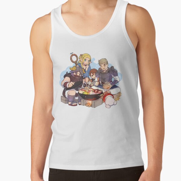 Delicious In Dungeon Meshi Let S Eat Tank Top - Image 2