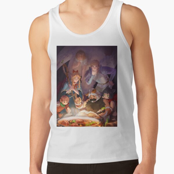 Best Selling Delicious In Dungeon Banner Tank Top - Image 2
