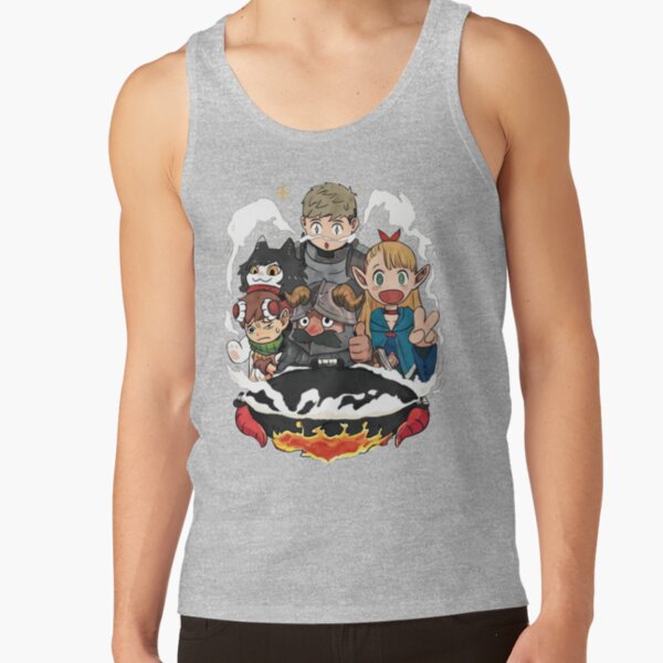 New Design Delicious In Dungeon Meshi Tank Top - Image 3
