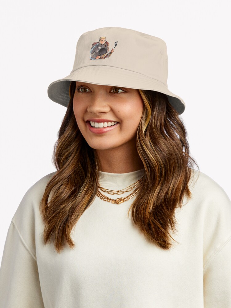 Dungeon Meshi Laios Sticker Bucket Hat - Image 2