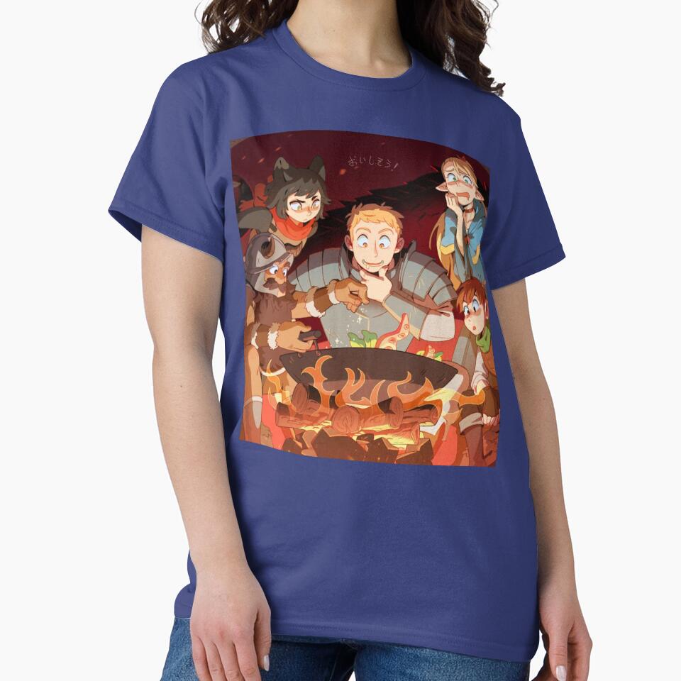 Delicious In Dungeon Meshi Colorfull T-shirt - Image 4