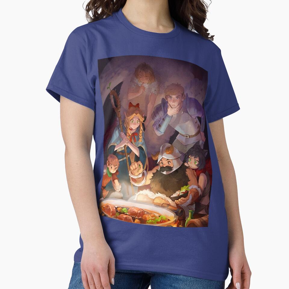 Best Selling Delicious In Dungeon Banner T-shirt - Image 4
