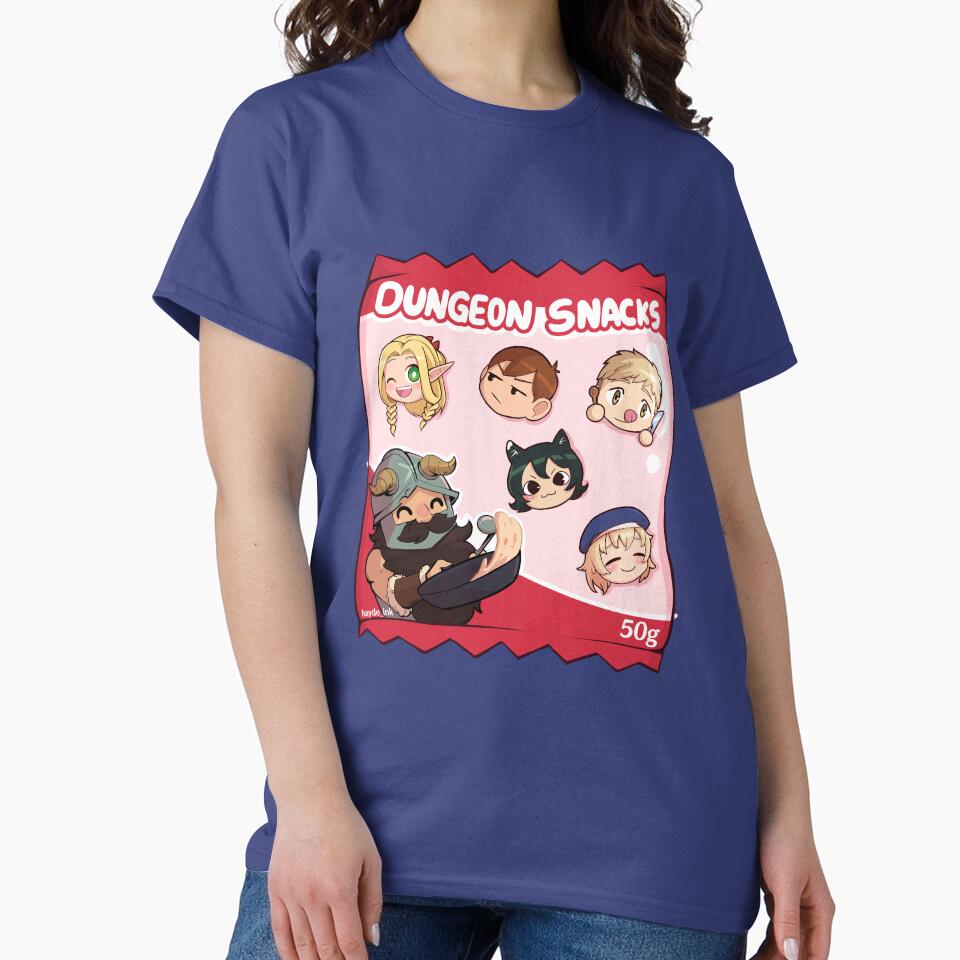 Delicious In Dungeon Meshi Snacks T-shirt - Image 4