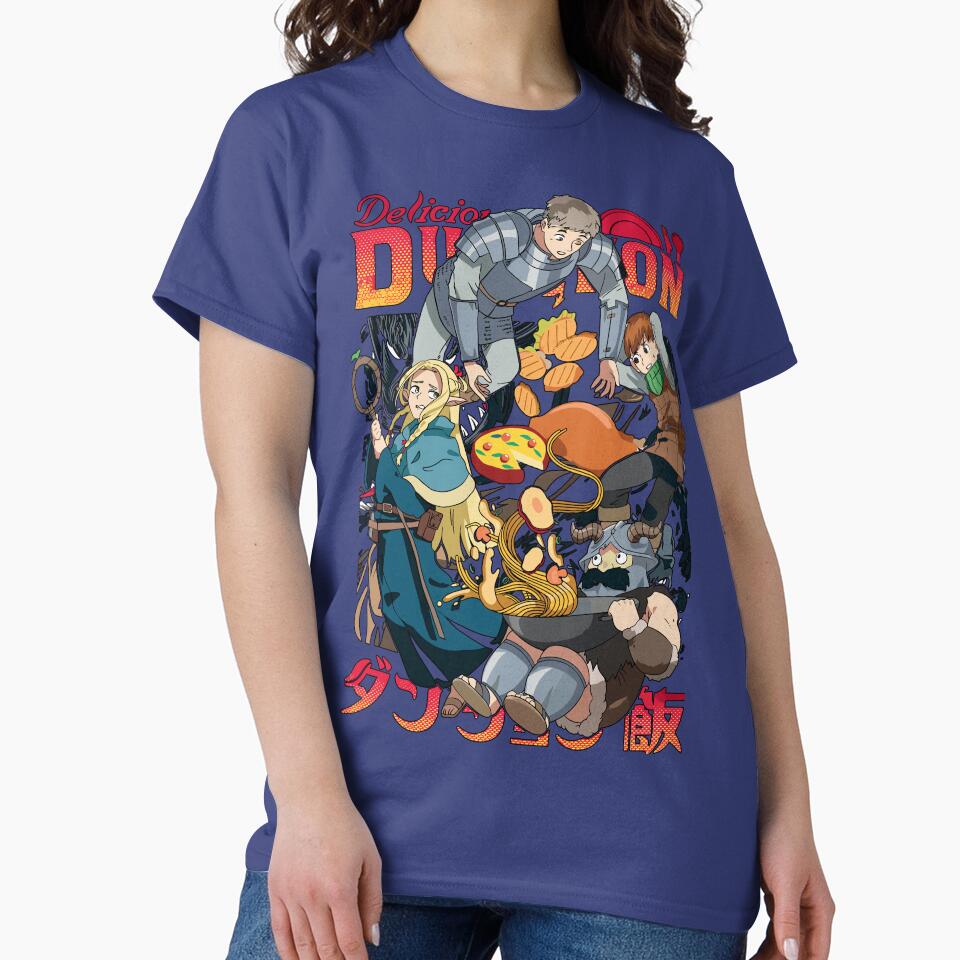 Anime Delicious In Dungeon Classic T-shirt - Image 4