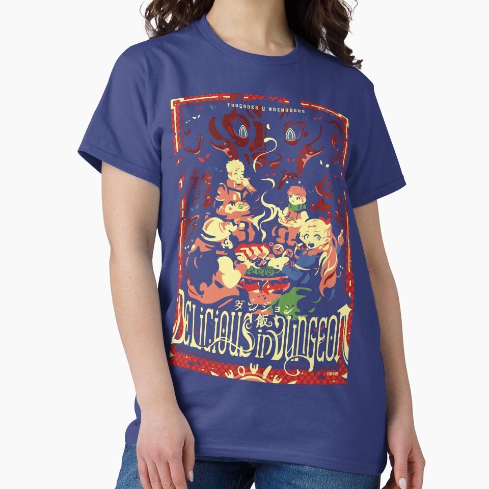 Delicious In Dungeon Marcille Colofull T-shirt - Image 4