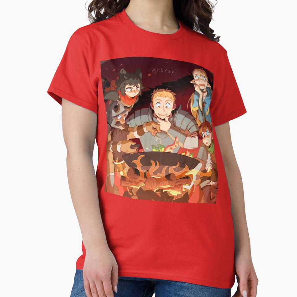 Delicious In Dungeon Meshi Colorfull T-shirt - Image 5