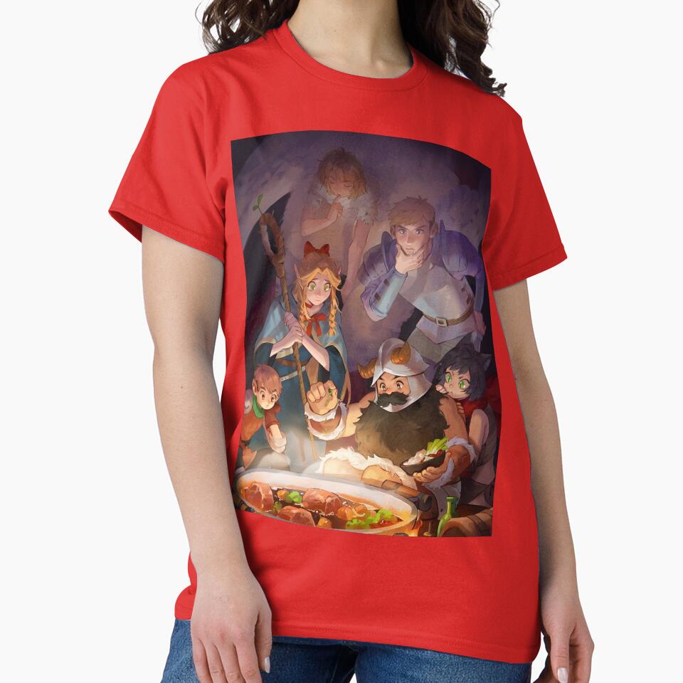 Best Selling Delicious In Dungeon Banner T-shirt - Image 5