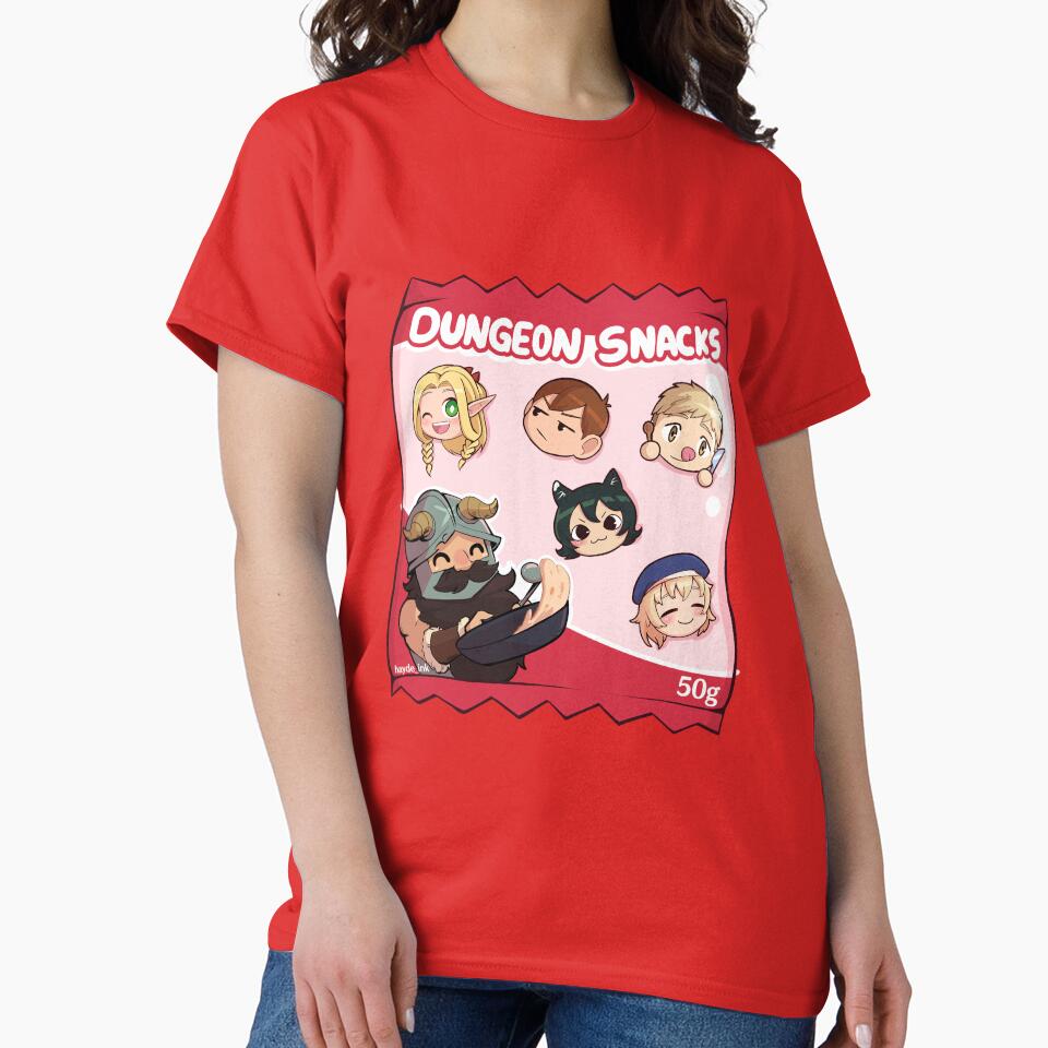 Delicious In Dungeon Meshi Snacks T-shirt - Image 5