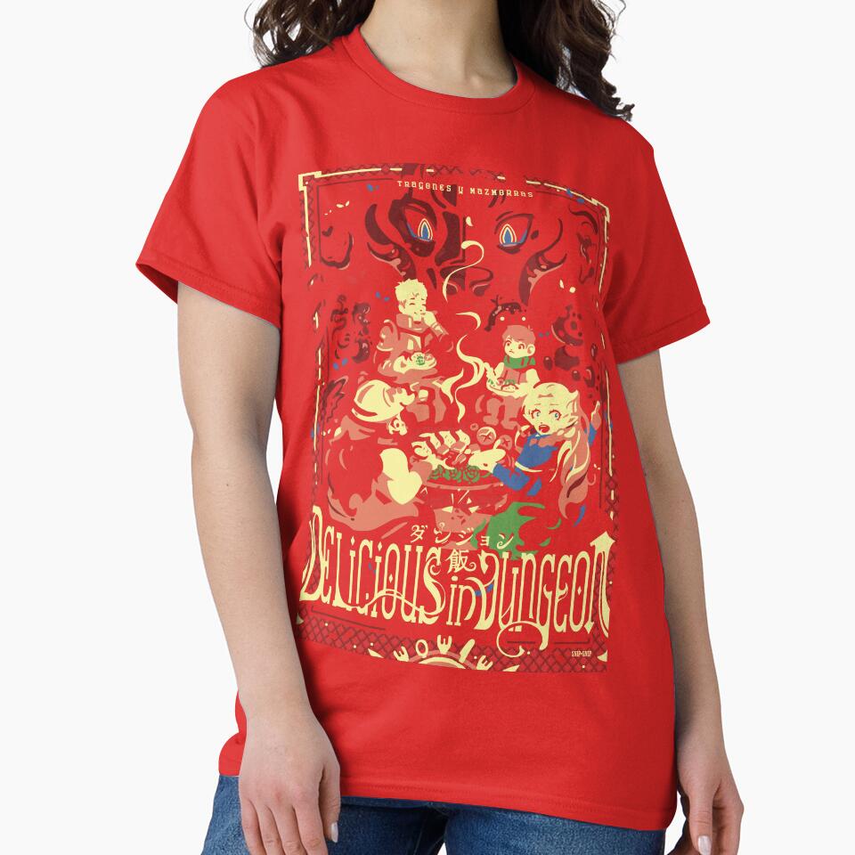 Delicious In Dungeon Marcille Colofull T-shirt - Image 5