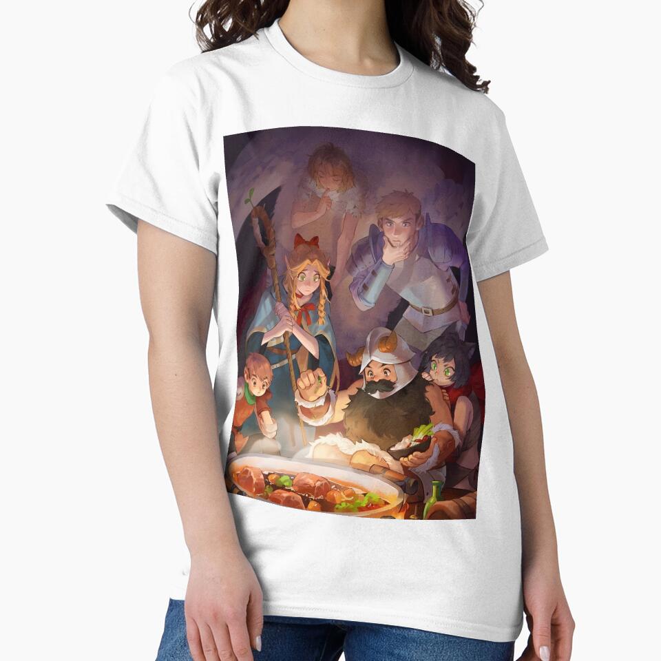 Best Selling Delicious In Dungeon Banner T-shirt - Image 2