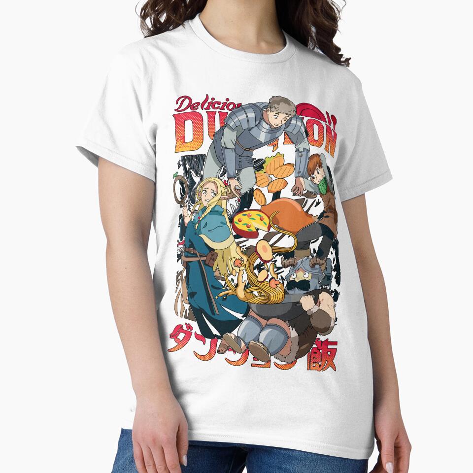 Anime Delicious In Dungeon Classic T-shirt - Image 2