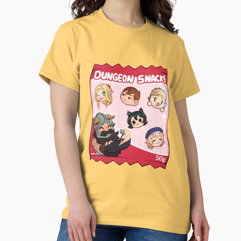 Delicious In Dungeon Meshi Snacks T-shirt - Image 6