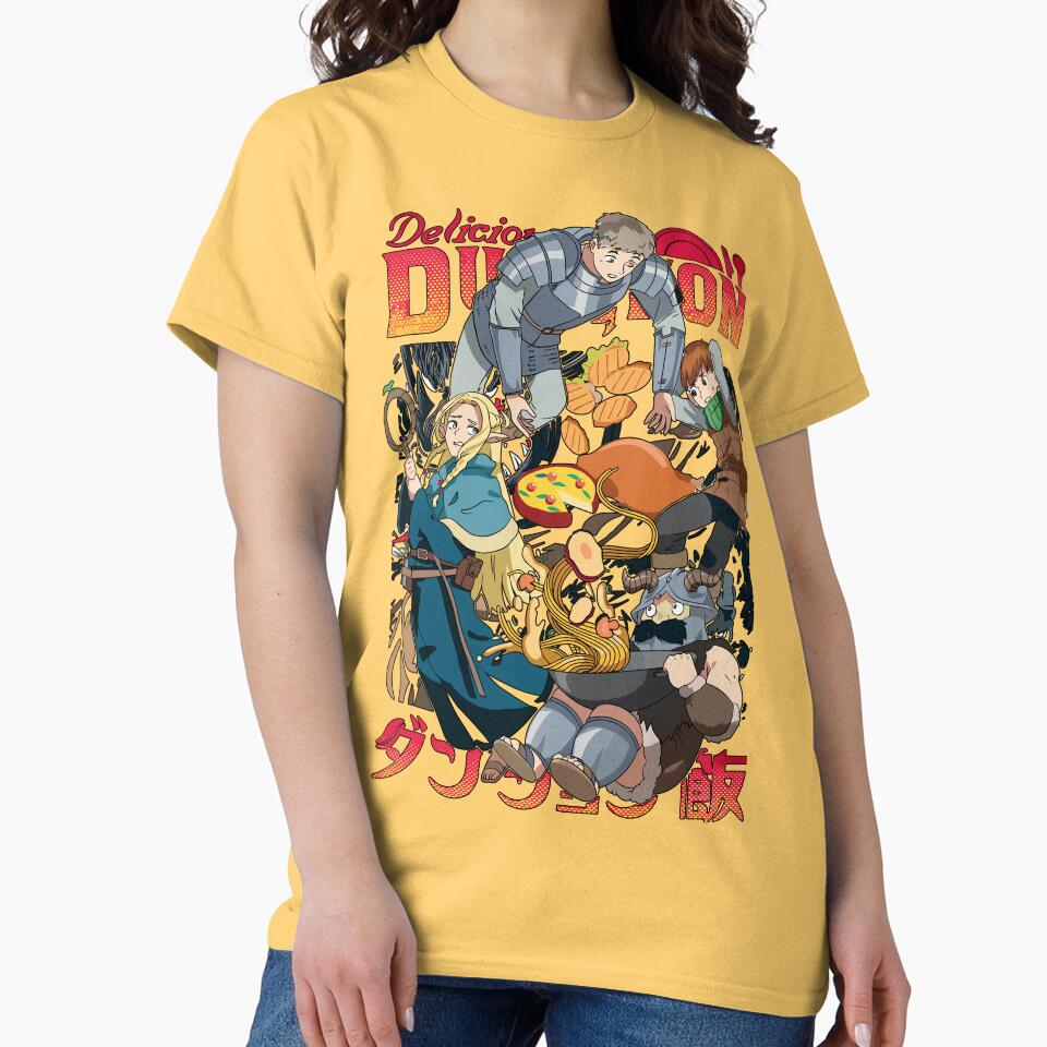 Anime Delicious In Dungeon Classic T-shirt - Image 6