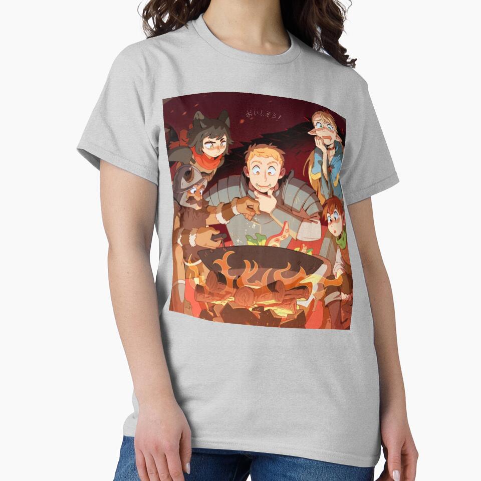 Delicious In Dungeon Meshi Colorfull T-shirt - Image 3