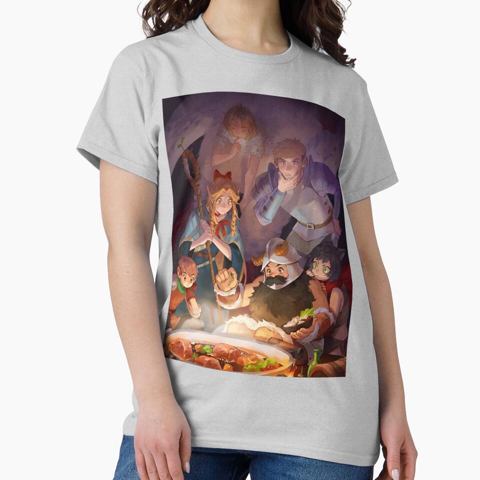 Best Selling Delicious In Dungeon Banner T-shirt - Image 3