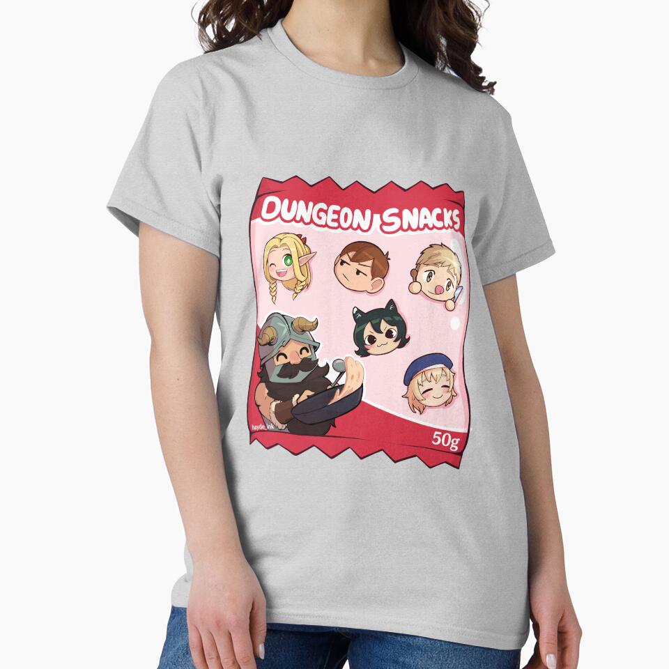 Delicious In Dungeon Meshi Snacks T-shirt - Image 3