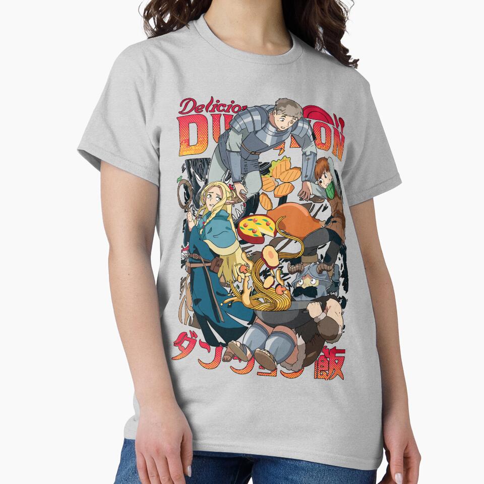 Anime Delicious In Dungeon Classic T-shirt - Image 3