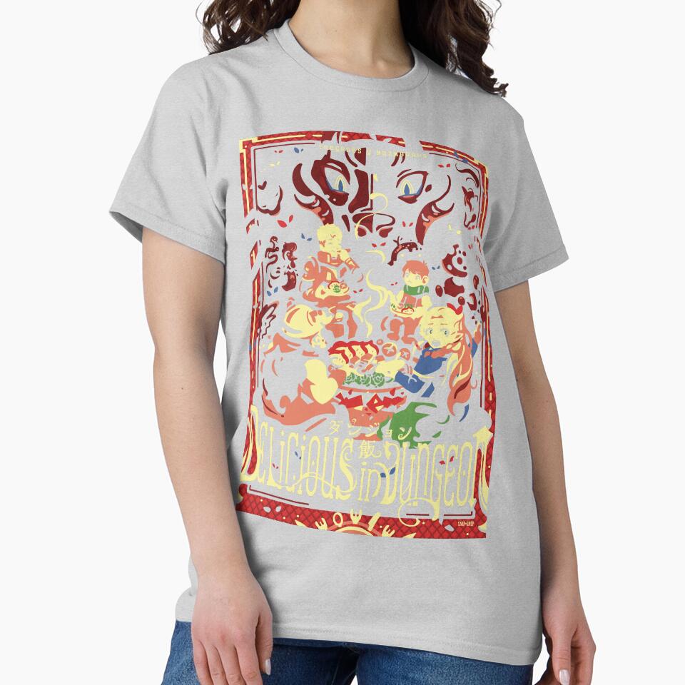 Delicious In Dungeon Marcille Colofull T-shirt - Image 3