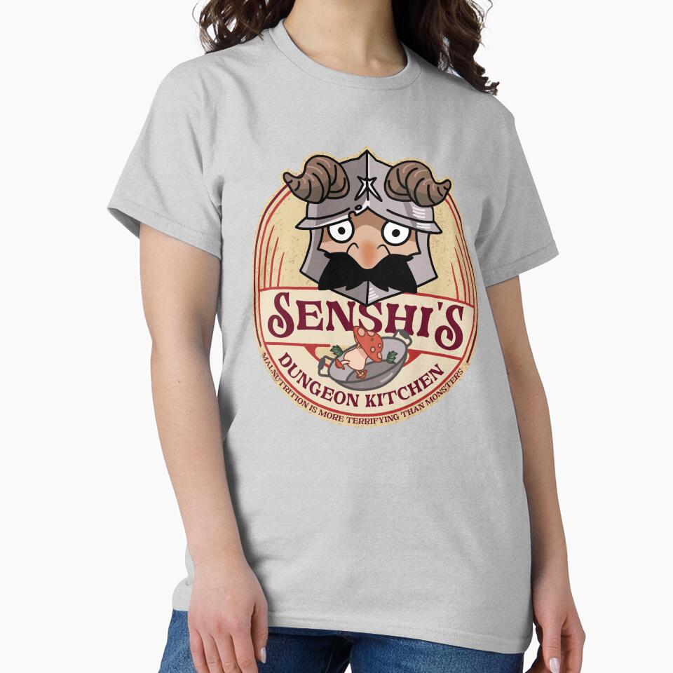 Delicious In Dungeon Senshi Kitchen T-shirt - Image 3