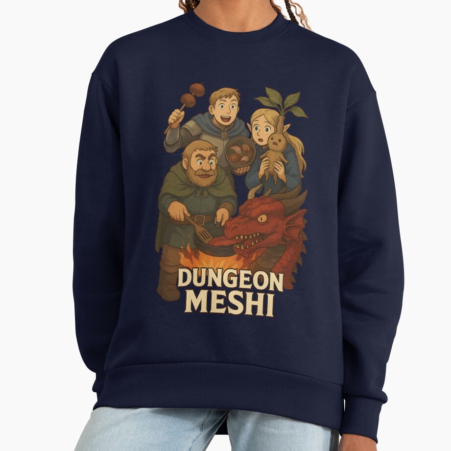 Delicious In Dungeon Meshis Anime Sweatshirt - Image 5