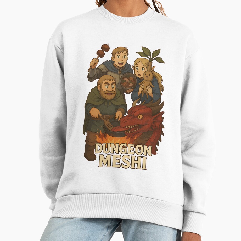 Delicious In Dungeon Meshis Anime Sweatshirt - Image 2