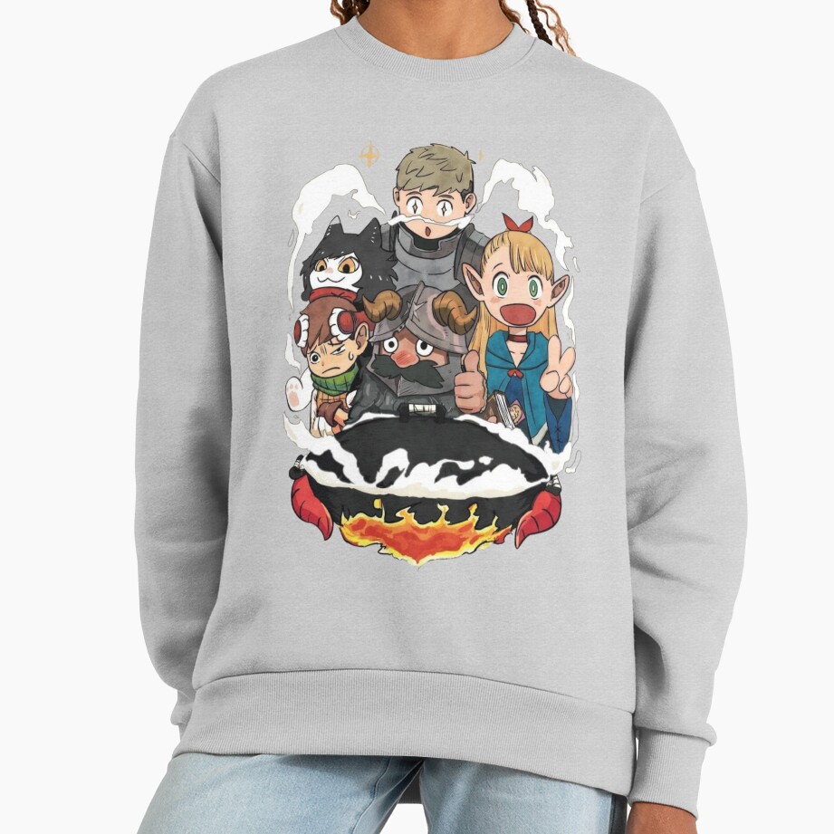 New Design Delicious In Dungeon Meshi Sweatshirt - Image 4