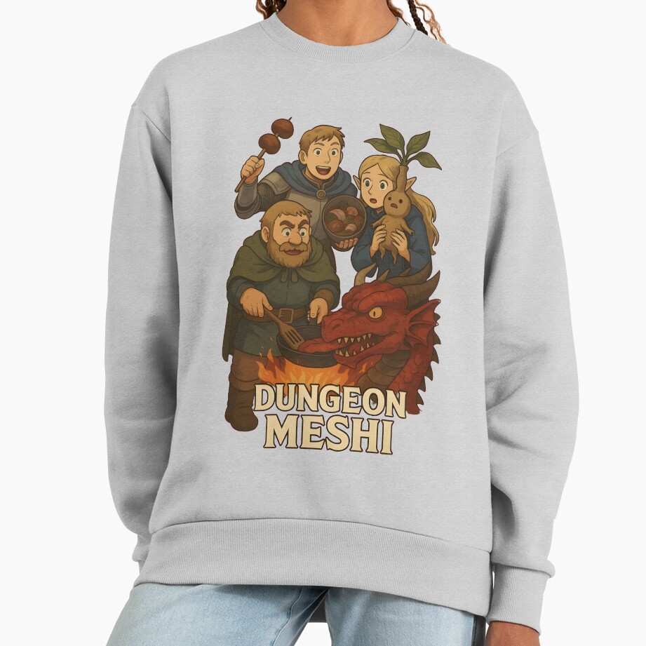 Delicious In Dungeon Meshis Anime Sweatshirt - Image 4